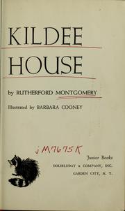 Cover of: Kildee house