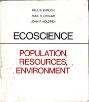Ecoscience by Paul R. Ehrlich, John P. Holdren