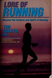 Lore of running by Timothy Noakes