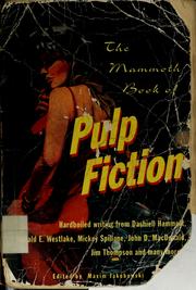 Cover of: The mammoth book of pulp fiction