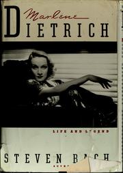 Cover of: Marlene Dietrich: life and legend