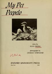 Cover of: My pet Peepelo