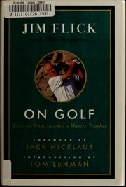 Cover of: On golf: lessons from America's master teacher