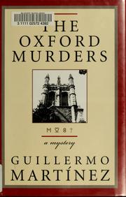 Cover of: The Oxford murders by Guillermo Martínez
