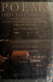 Cover of: Poems that live forever