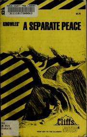 A separate peace by Cary M. Roberts