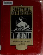 Cover of: Storyville, New Orleans, being an authentic, illustrated account of the notorious red-light district