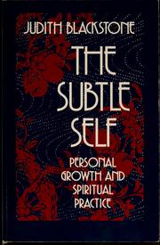 Cover of: The subtle self