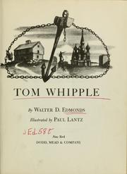 Cover of: Tom Whipple by Walter D. Edmonds