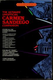 Cover of: The Ultimate Unofficial Carmen Sandiego Companion