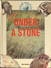 Cover of: Under a stone