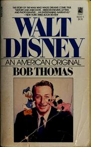 Cover of: Walt Disney by Thomas, Bob