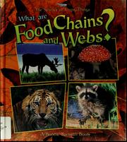 Cover of: What are food chains and webs?