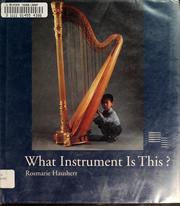 Cover of: What instrument is this?