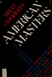 Cover of: American masters by Brian O'Doherty