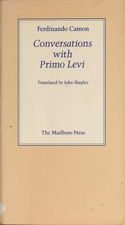 Cover of: Conversations with Primo Levi