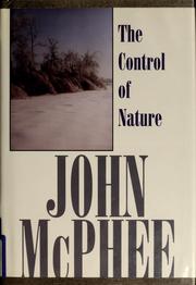Cover of: The control of nature