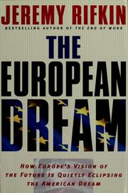 The European dream by Jeremy Rifkin