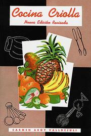 Cover of: Cocina criolla by Carmen Aboy Valldej́uli