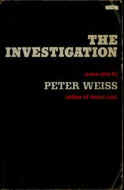 Cover of: The investigation: a play