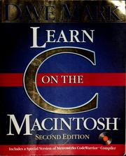 Cover of: Learn C on the Macintosh