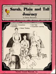Cover of: A literature unit for Sarah, plain and tall