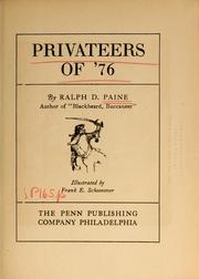 Cover of: Privateers of '76
