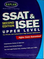 SSAT & ISEE upper level by Joanna Cohen