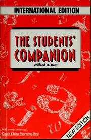 The students' companion by Wilfred D. Best