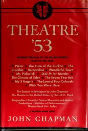 Cover of: Theatre, '53
