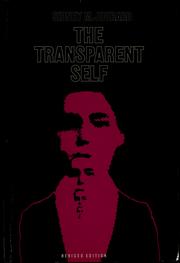 Cover of: Transparent self: self-disclosure and well-being