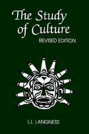 The study of culture by Langness, L. L.