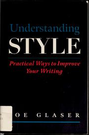 Cover of: Understanding style