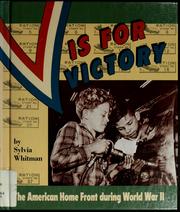 Cover of: V is for victory: the American home front during World War II