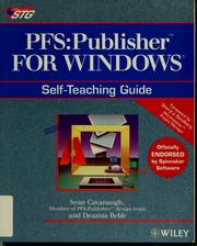 Cover of: PFS:Publisher for Windows by Sean Cavanaugh