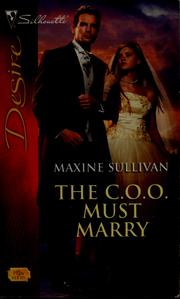 Cover of: The C.O.O. must marry
