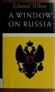 Cover of: A window on Russia, for the use of foreign readers