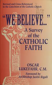 Cover of: "We believe ... "