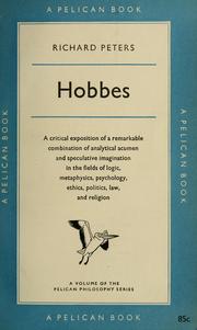 Cover of: Hobbes by R. S. Peters