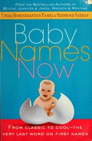 Cover of: Baby names now