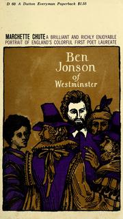 Cover of: Ben Jonson of Westminster by Marchette Gaylord Chute