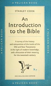 Cover of: An introduction to the Bible