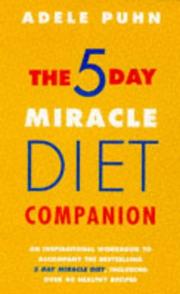 Cover of: The 5 Day Miracle Diet by Adele Puhn