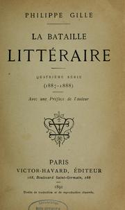 Cover of: La bataille littéraire