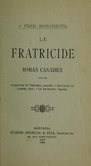 Le fratricide by Joseph Ferdinand Morissette