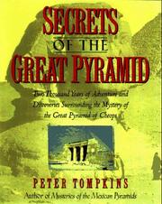 Secrets of the Great Pyramid by Peter Tompkins, Livio Catullo Stecchini