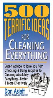 Cover of: 500 Terrific Ideas for Cleaning Everything