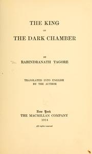 Cover of: The king of the dark chamber