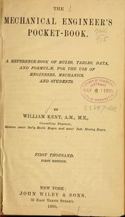 Cover of: The mechanical engineer's pocket-book