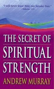 Cover of: The Secret of Spiritual Strength